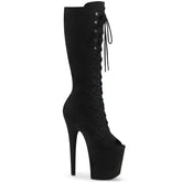 8" Heel FLAMINGO-2051FS Black Suede